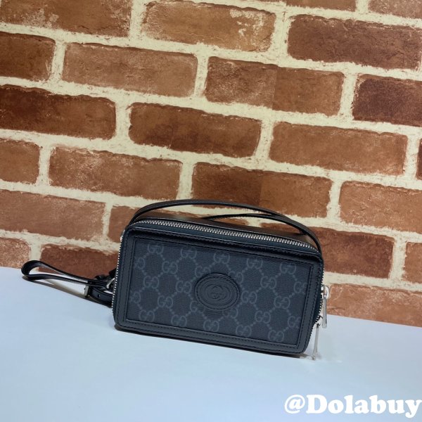 Gucci Knockoff Designer Mini bag with Interlocking G 671674 GG Supreme