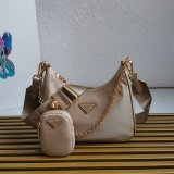 Prada Duplicate Nylon Hobo 1BH204 Knock Off Designer Bag