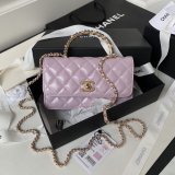 Designer 7 Stars AP3803 Clutches Shiny Perfect Chain Bag