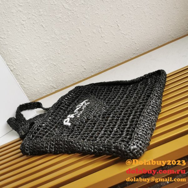 Top Quality PRADA Raffia tote bag Luxury