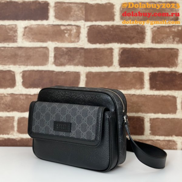 Men Gucci Luxurys 795464 Small GG Crossbody 795464 Black Bag