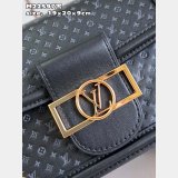 Dauphine Louis Vuitton Fashion M22597 Monogram Shadow Top Fashion Bag