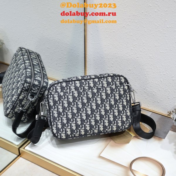 High Quality Fake UA Christian Dior Safari Messenger Mens Bag