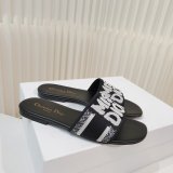 Replica MISS DIOR Flat Slipper DWAY SLIDE