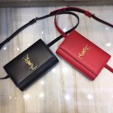 Fakes YSL Saint Laurent Waist Pack Fanny Pack Black Belt Bag