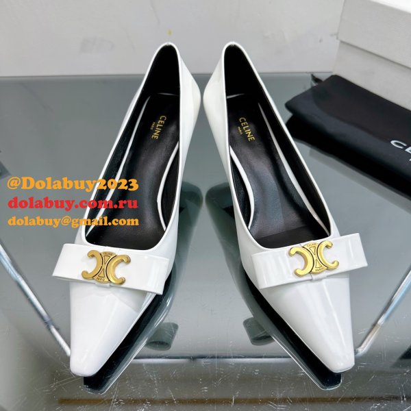 High Quality Designer Luxury Design Celine Heel 5cm Shoes