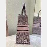 Designer Miss Dior Allover 1:1 Mirror Book Tote pink