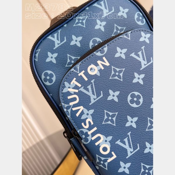 Avenue Slingbag Blue M23782 Designer Louis Vuitton Replica