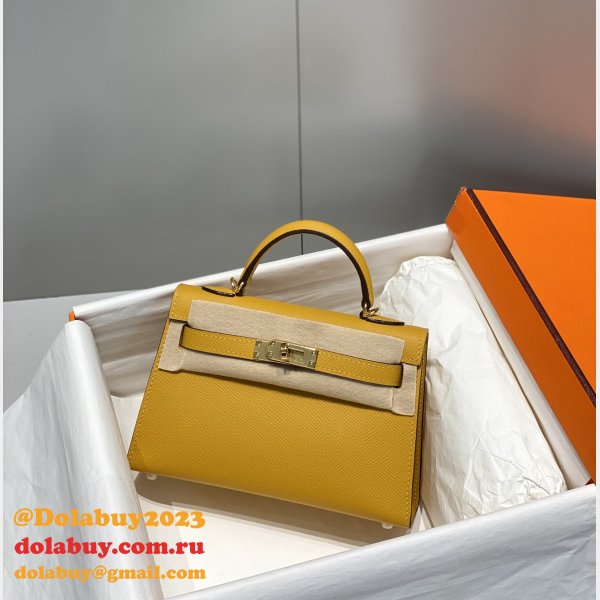 Buy Designer Best High Quality bag Hermes Kelly 19CM Mini Bags Online