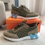 Top Quality HERMES MEN BOUNCING weave SNEAKER