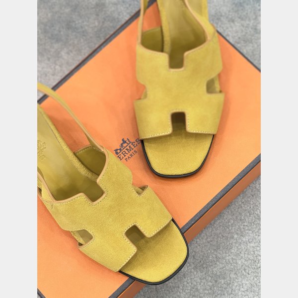 Eternite Slingback Sandals Luxury Hermes Wholesales Shoes