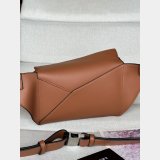 1:1 Mirror Loewe Small Classic Calfskin Puzzle Belt Bag