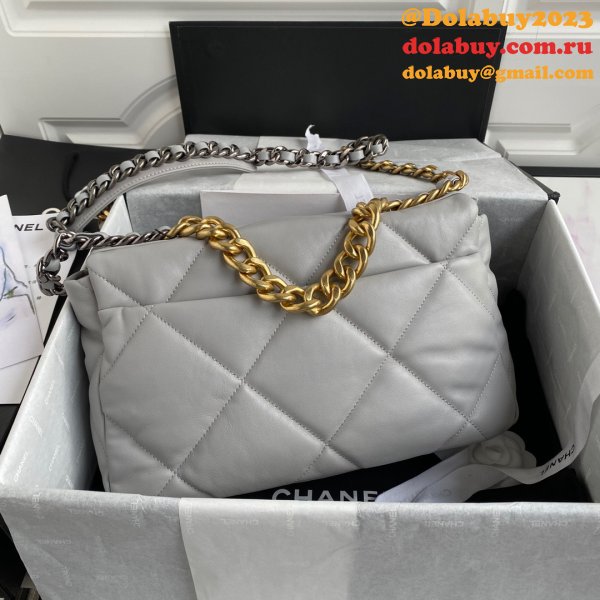 Top CC 19 Bags 2021 Light Grey 30CM Best