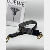 Luxury Loewe Anagram double-sided embroidered shoulder strap