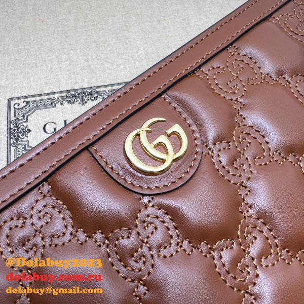 Shop Gucci Designer GG Matelassé Pouch 723780 Clutches