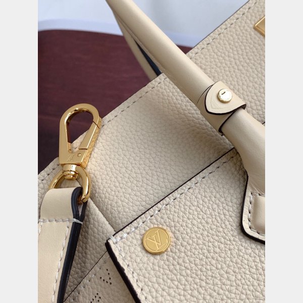 Louis Vuitton Knockoff M55802 On My Side High End Leathers in Greige Beige