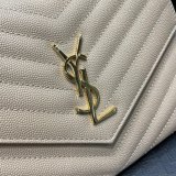 Buy UK YSL Saint Laurent Monogram Clutch 617662 Quilted Grain