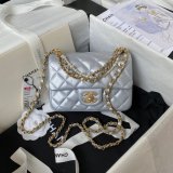 Top Quality CC MINI AS4385 pearl chain BAG 2024