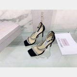 Suede Sandals Knockoff Jimmy Choo 7 Star Heel 10CM Shoes