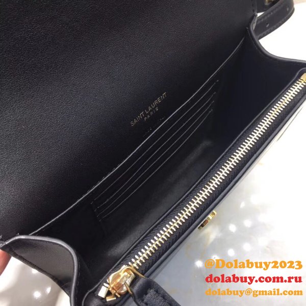 Fakes YSL Saint Laurent Waist Pack Fanny Pack Black Belt Bag