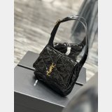 1:1 Quality Hobo Saint Laurent Inspired 698567 Black Patent Bag