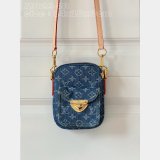 Louis Vuitton Top Quality Designer Fairfax Pochette Monogram Denim M82948