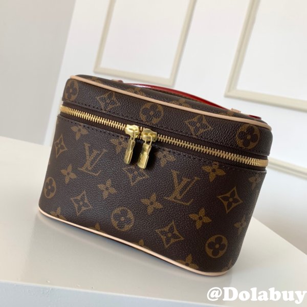 Top Quality Louis Vuitton Nice Mini Monogram Canvas M44495 Brown