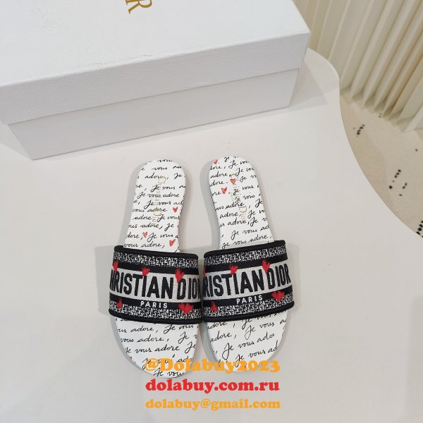 Luxury dior Dway Slide DUPLICATE slipper