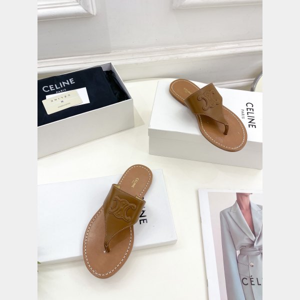 Celine Designer Inspired Flip Flops Shoes