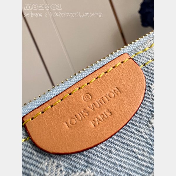 Key Pouch Monogram Denim M82961 7 Star Louis Vuitton Copy Bag