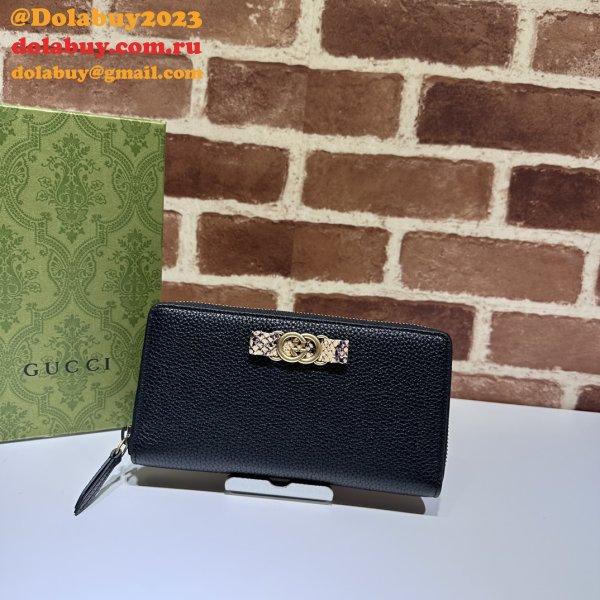 Zip Wallet UK Gucci Perfect Around Interlocking G python bow