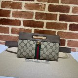 Gucci Top Quality Ophidia Ebony GG Supreme Belt 704196 Bag Store