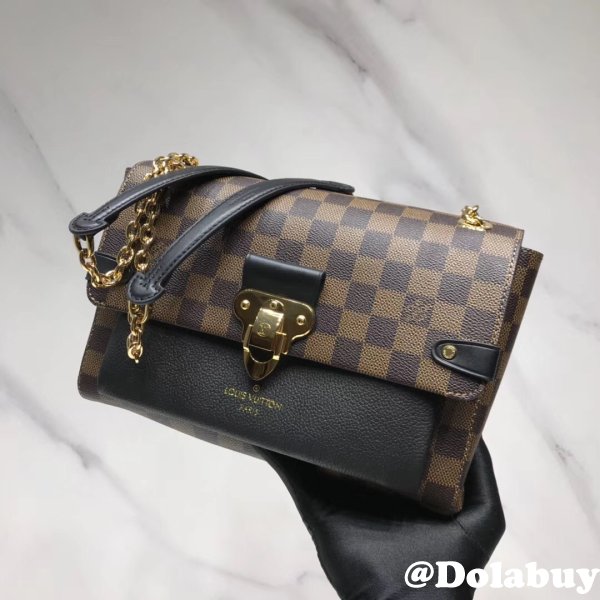 Louis Vuitton Designer Vavin PM Damier Ebene N40113 Browns