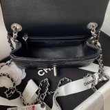 AAA+ CC CF mini classical AS1786 SILVER BALL bag