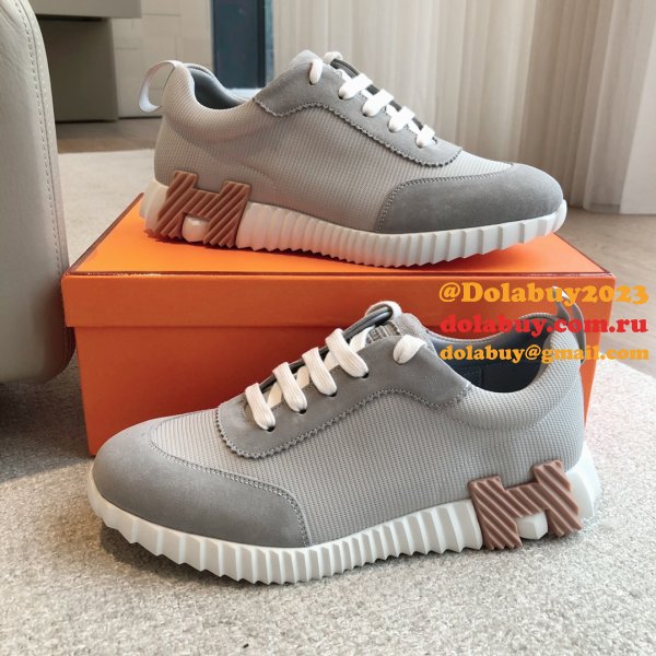 Top Quality HERMES MEN BOUNCING SNEAKER