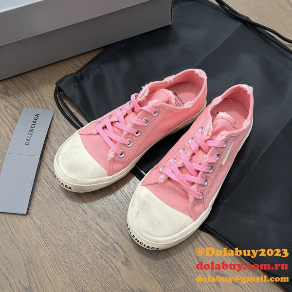 Best Quality UK Balenciaga Paris Canvas Shoes