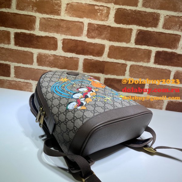 Disney x Gucci 552884 Fashion Donald Duck small backpack