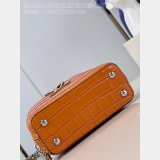 The Knockoff Quality Capucines Louis Vuitton M48865 Orange Chain Fake Bag