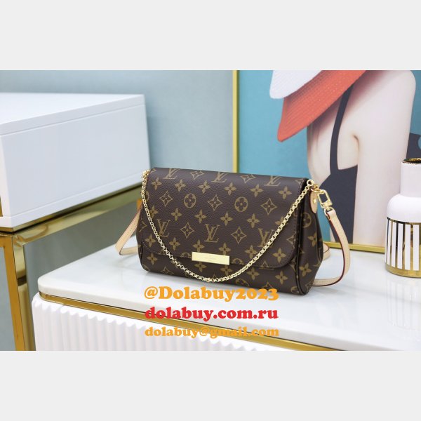 Louis Vuitton Favorite Monogram Canvas M40718 Replcias Handbagss Wholesale