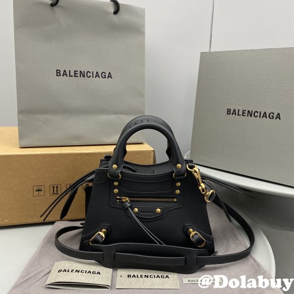 Luxury balenciaga cuag plain weave black