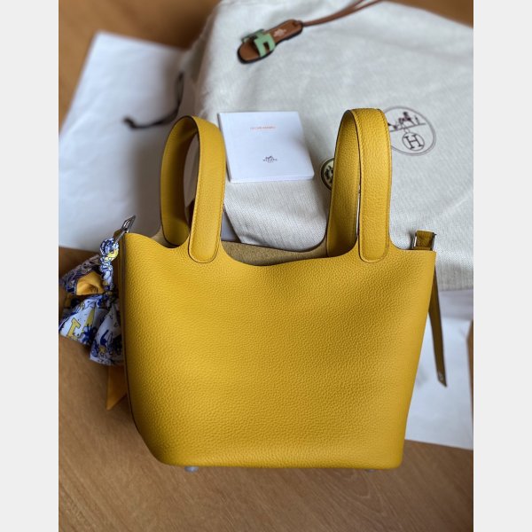 hermes Luxury picotin Yellow Best bags cheap bracelets