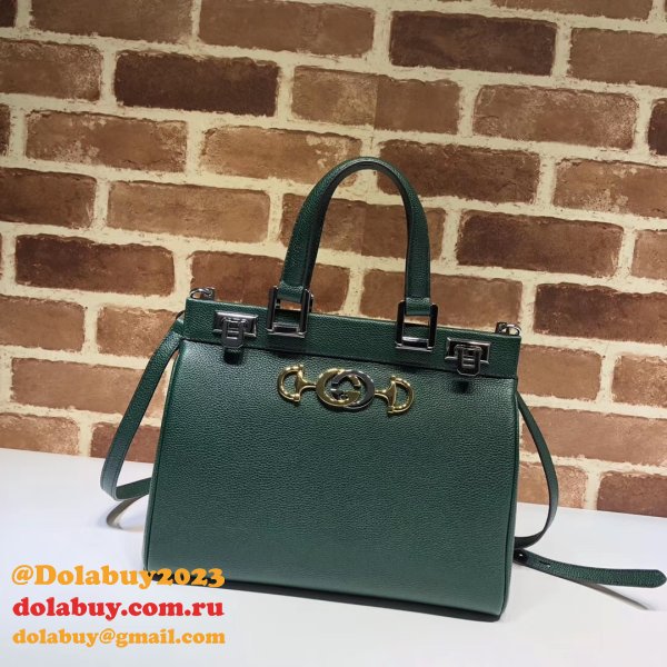 High Quality Leather Gucci 569712 Zumi Small Top Handle Copy Bag