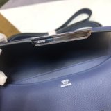 Hermes Constance Bag 23cm Epsom Leather dark blue Duplicate