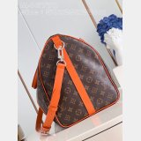 LVS Duplicate Keepall Bandoulière 50 Monogram Macassar Canvas M46771 Bag