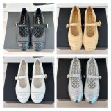 Designer CC casual Mary Janes shoes