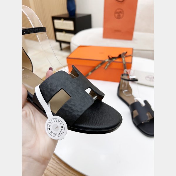 Copy HERMES SANTORINI EPSOM SANDALS 2024