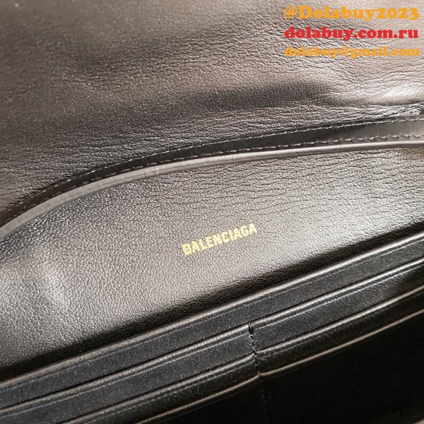 Designer balenciaga woc shoulder black bag