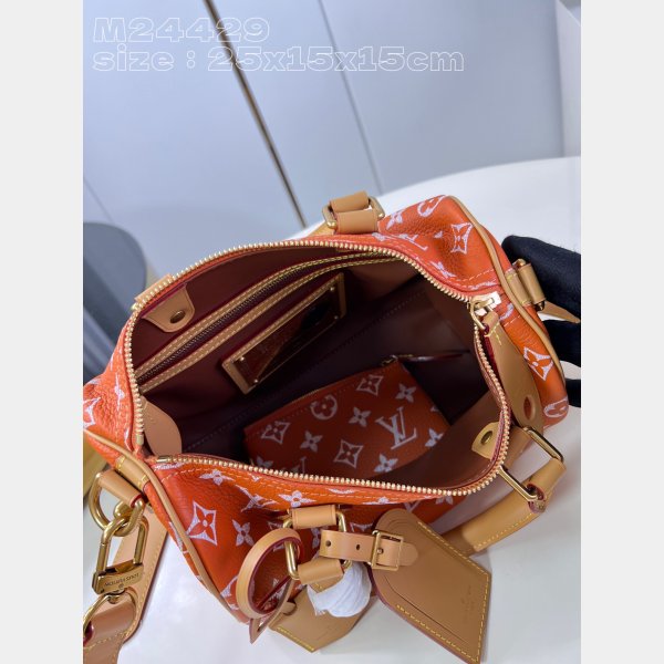 Keepall Bandoulière 50 M24429 Orange Knockoff Louis Vuitton Copy Bag