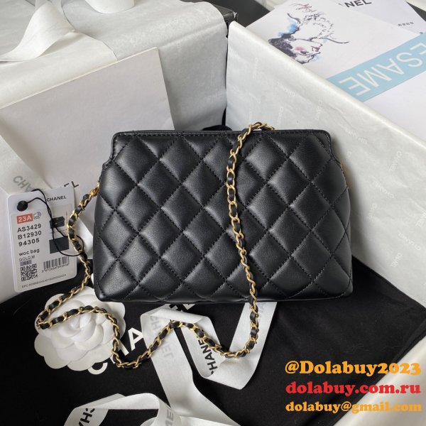 AAA+ Crossbody Formal Quilted Chain Knot AP3429 Bag