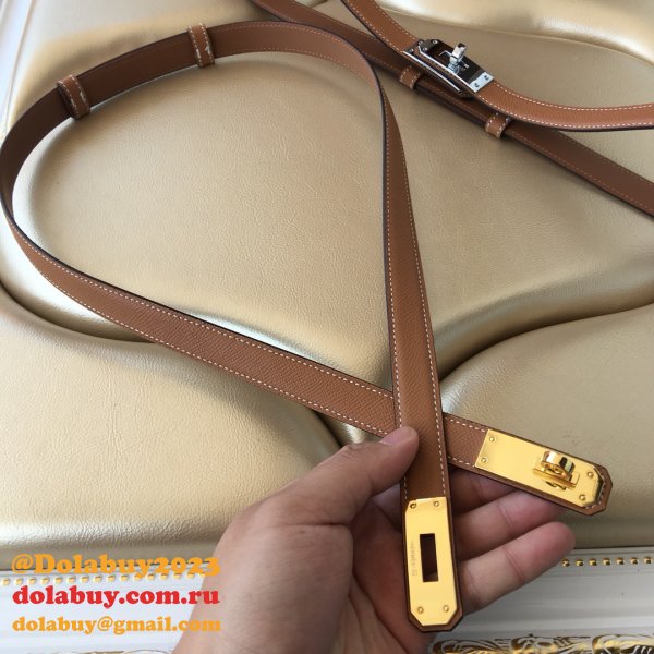 Inspired hottest selling hermes kelly thin belt 17mm